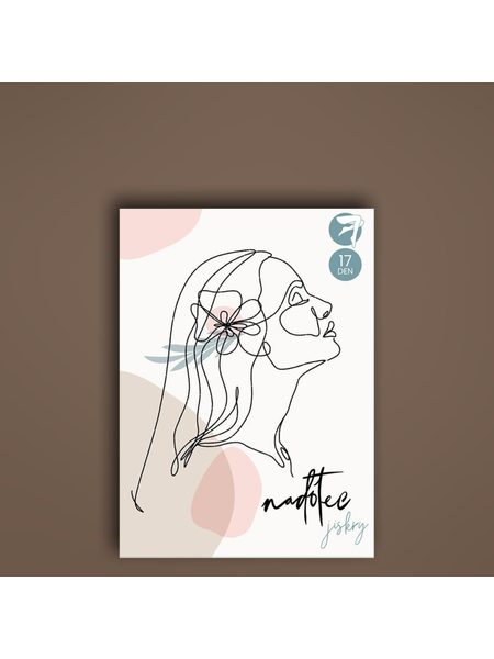 PUNČOCHY NADOTEC JISKRY 17 DEN Béžová