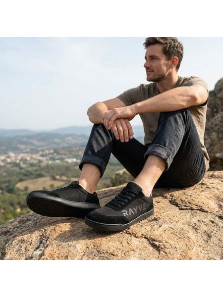 RAYVE CUPERTINO Black | Barefoot tenisky