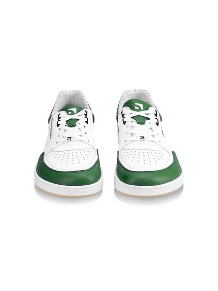 Adidași barefoot Barebarics Wave albi cu verde închis
