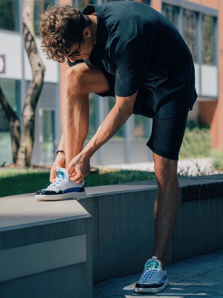 Barfußsneaker Barebarics Futura Irisierend Weiß