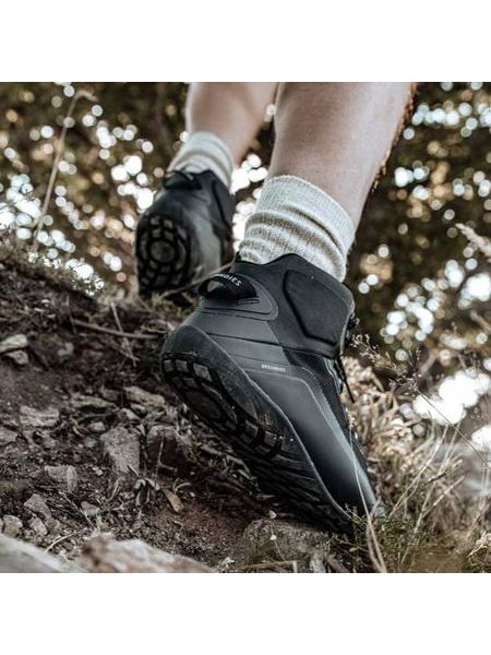 Barefoot Voděodolné Pohorky GROUNDIES® All Terrain High Černé