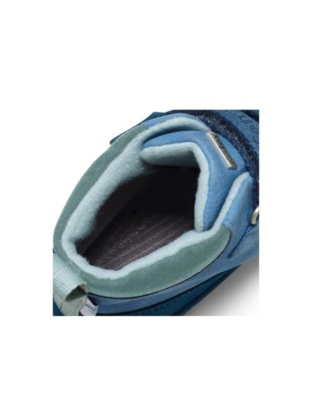 AFFENZAHN LOWBOOT LEATHER FRIENDY SHARK Blue | Dětské celoroční barefoot boty