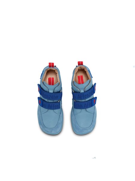 AFFENZAHN SNEAKER LEATHER BUDDY SHARK Blue | Dětské barefoot tenisky  5