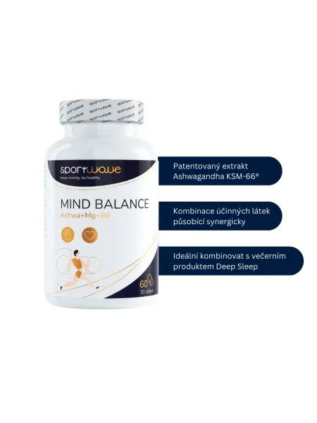 Mind Balance (Ashwagandha KSM-66® + Hořčík + B6)