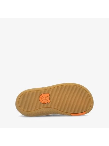 Dětské Barefoot Slip-On Tenisky GROUNDIES® Nara Kids Šedo Oranžové