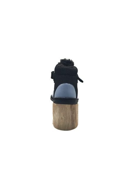 Dětské Barefoot Zimní boty PEGRES BF40 0.1 modré