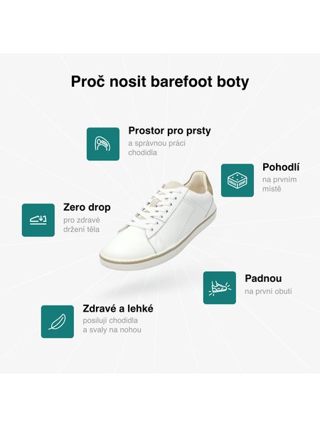 Dámské Barefoot Tenisky GROUNDIES® Galaxy Béžové