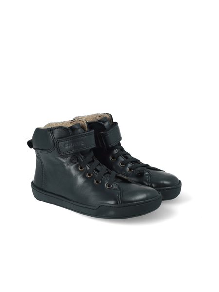 CRAVE WINFIELD Black | Dětské zimní zateplené barefoot boty 33