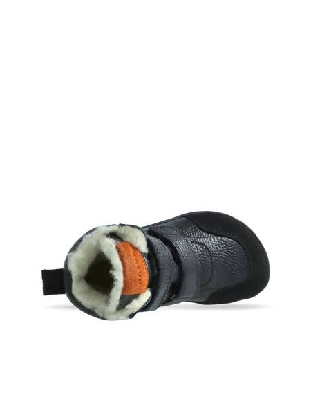 Detské zimné zateplené barefoot topánky RAYVE LAHTI čierne