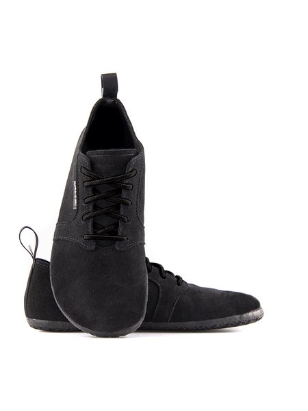 SALTIC SMART Black Velur | Barefoot tenisky
