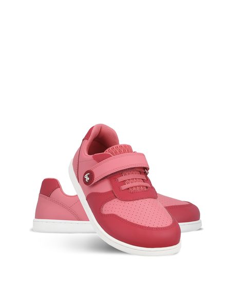 Baskets barefoot enfant Be Lenka Scoot Kids rose clair et rose foncé