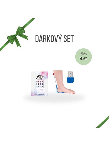 DÁRKOVÝ DĚTSKÝ SET S respektem Kniha Děti jsou taky lidi a měřidlo Plus12