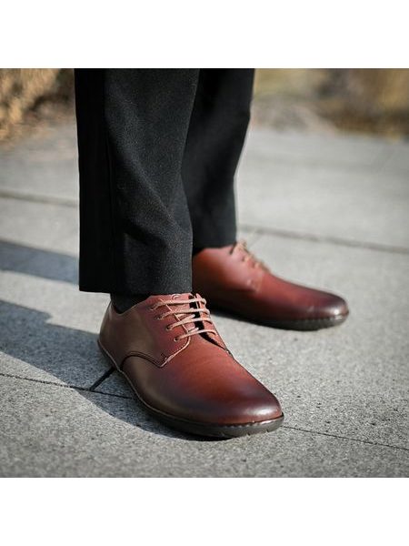 GROUNDIES PALERMO MEN Camel | Pánské barefoot polobotky