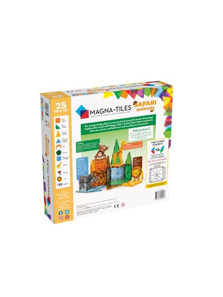 MAGNETICKÁ STAVEBNICE SAFARI 25 DÍLŮ