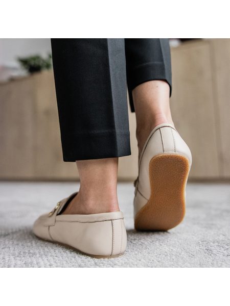SHAPEN MOKASÍNY VERSA Regular Beige | Dámské barefoot mokasíny