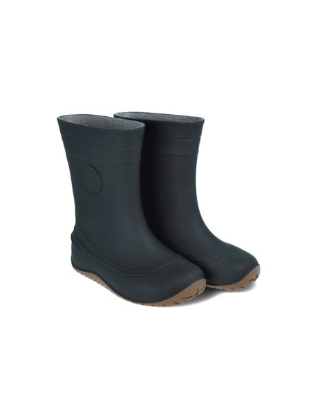 RAYVE MONSOON Black/Caramel | Dětské barefoot holínky