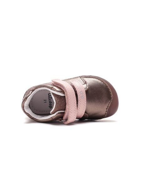Dětské barefoot celoroční boty D.D.STEP S073-62321 svítící mořská panna - pohled zepředu