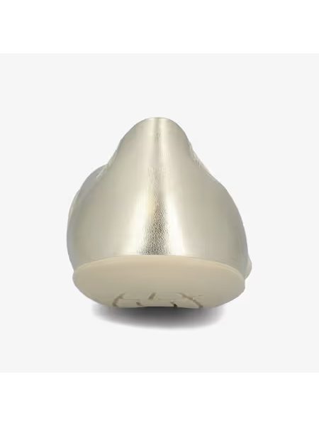 Dámské Barefoot Baleríny GROUNDIES® Lily 3.0 Metalické Champagne