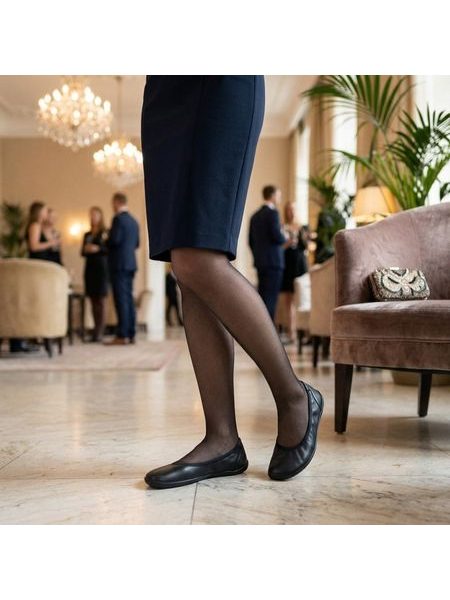 Dámské Barefoot+ Baleríny GROUNDIES® Lily 3.0 Černé
