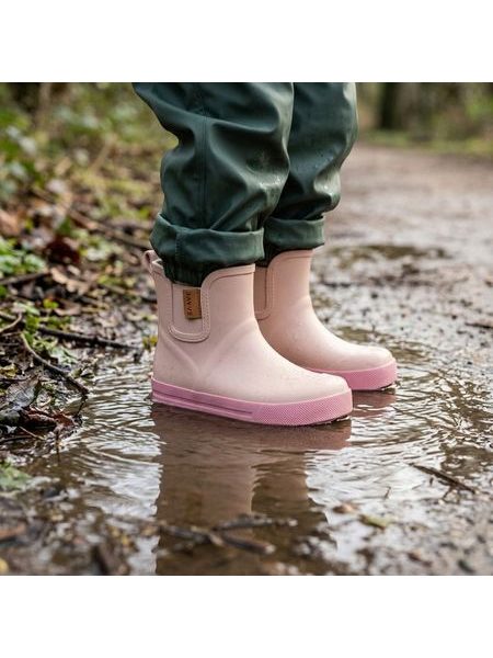 RAYVE MUDDY SHORT Dusty Rose | Dětské barefoot holínky