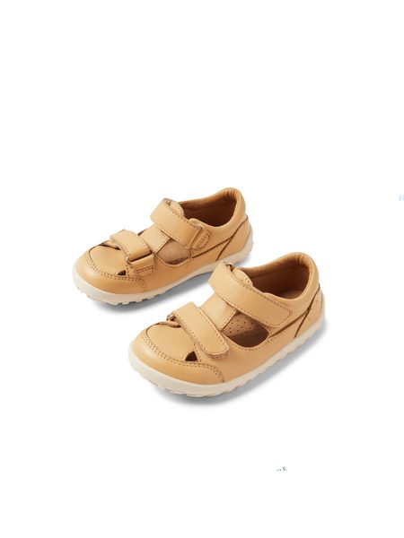 BOBUX ALPHA TROOP Oak Buff | Dětské barefoot sandály 3