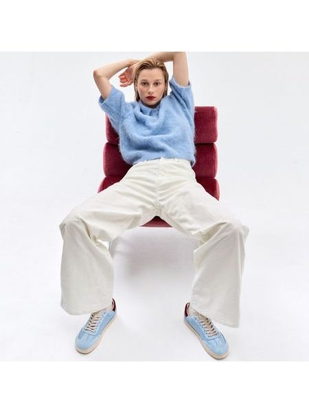 Barefoot Tenisky GROUNDIES® Panama Modré Bordeaux