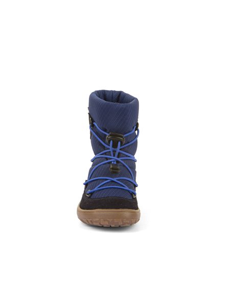 Dětské barefoot zimní boty FRODDO ZIMNÍ TEX TRACK WOOL tmavě modré