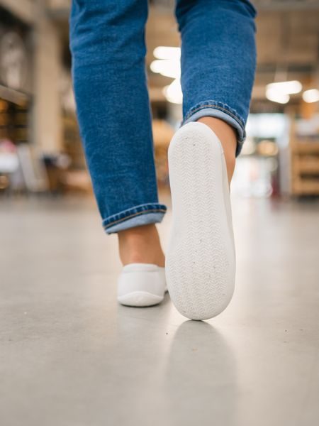Balerini barefoot pentru femei Be Lenka Sophie - All Chalk White