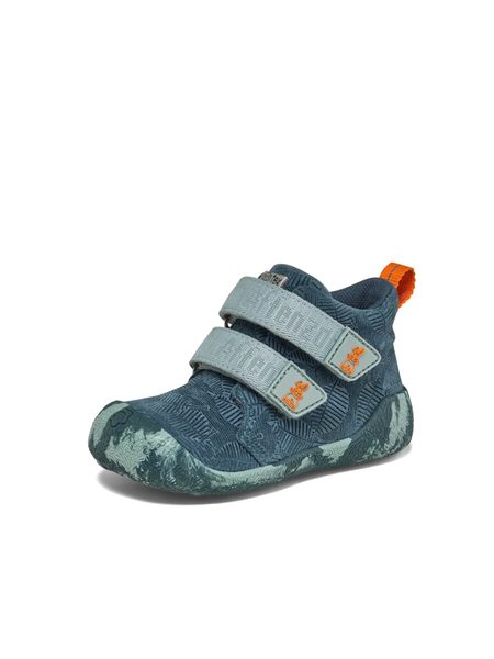 AFFENZAHN PREWALKER LOWBOOT LEATHER TALKY Bunny Green | Dětské první barefoot botičky