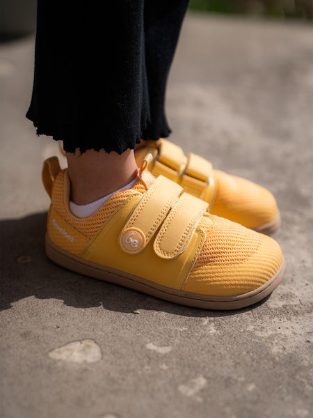Adidași barefoot pentru copii Be Lenka Bounty Junior galbeni