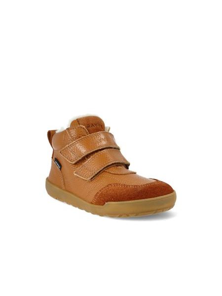 Dětské Barefoot zimní zateplené boty RAYVE TALINN 3.0 hnědé koňakové