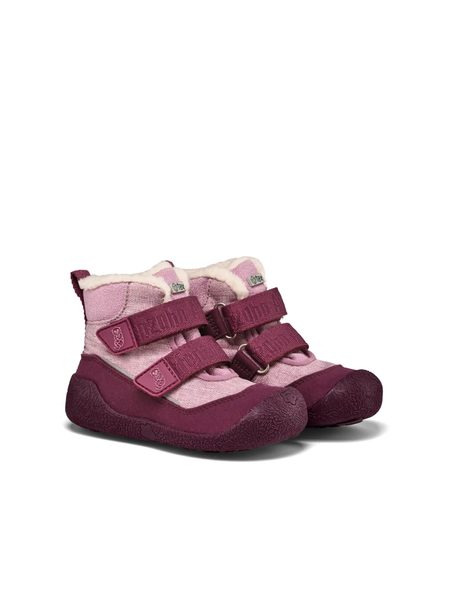 AFFENZAHN PREWALKER MIDBOOT VEGAN SNUGGY Otter Pink | Dětské první barefoot botičky