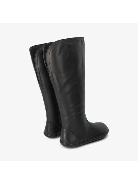 Barefoot+ Zateplené Kozačky GROUNDIES® Mila Černé