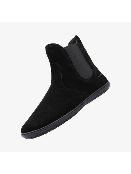 Barefoot Zateplené Chelsea GROUNDIES® CAMDEN MID Černé