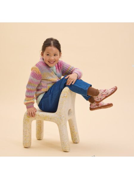 AFFENZAHN SLIPPER COTTON MOVE DEER Pink  11