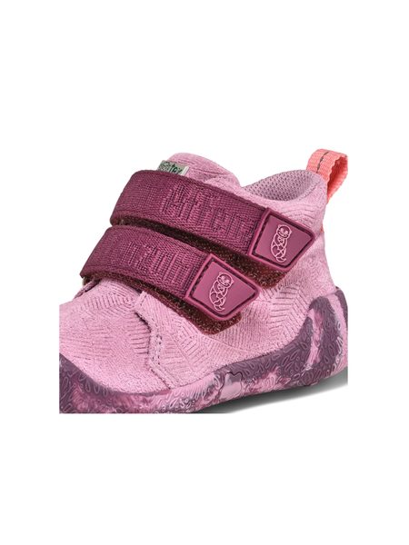 AFFENZAHN PREWALKER LOWBOOT LEATHER TALKY Otter Pink | Dětské první barefoot botičky