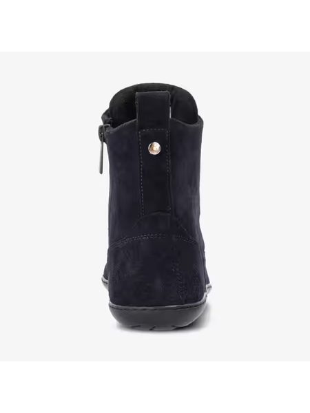 Dámské Barefoot Kotníkové Boty GROUNDIES® Salzburg Půlnoční Modrá