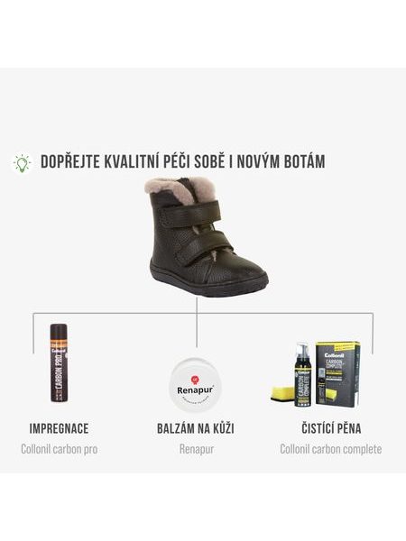 FRODDO KOTNÍKOVÉ ZIMNÍ FURRY BOOT Black