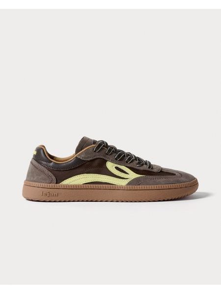 Barfußsneaker LEJAN One Braun-Gelb