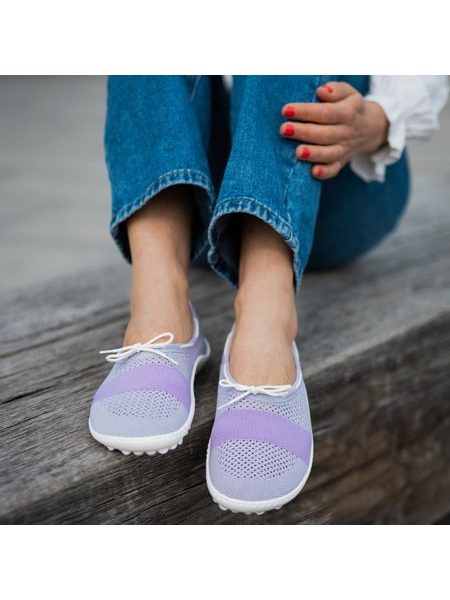 LEGUANO STYLE Lavenda | Dámské barefoot baleríny