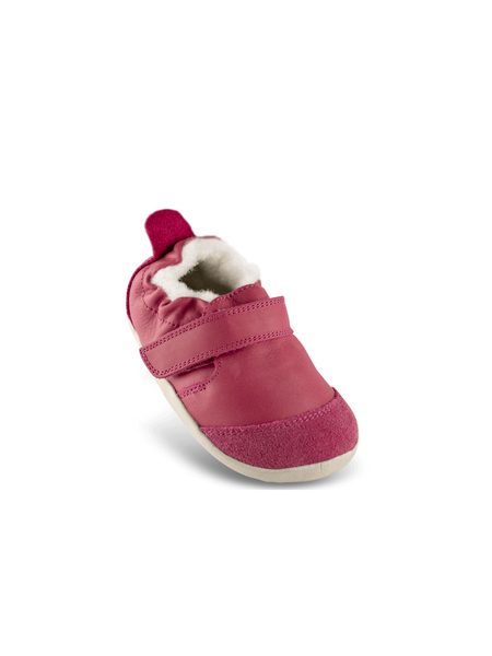 BOBUX XPLORER MARVEL ARCTIC Cerise | Dětské první zateplené barefoot botičky