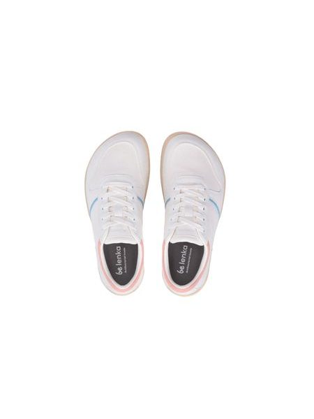 Ténis barefoot Be Lenka Echo branco e rosa (Vegan)