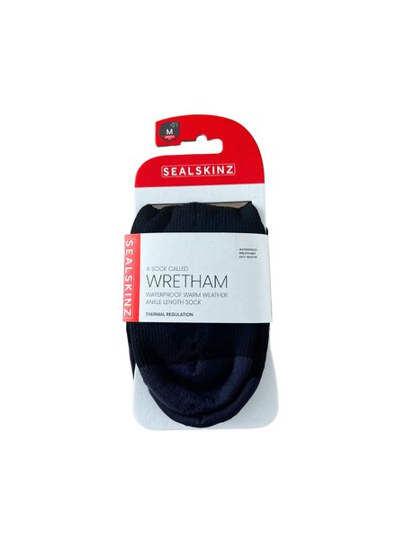 SEALSKINZ WRETHAM ANKLE SOCKS Black 2