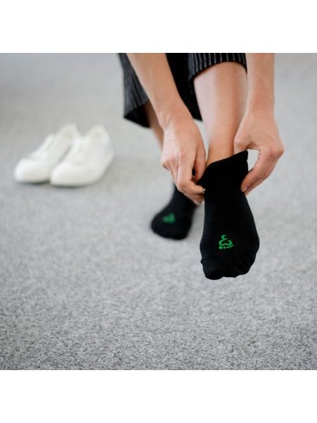 NABOSO BAREFOOT PONOŽKY BAMBUS Černé Dlouhé