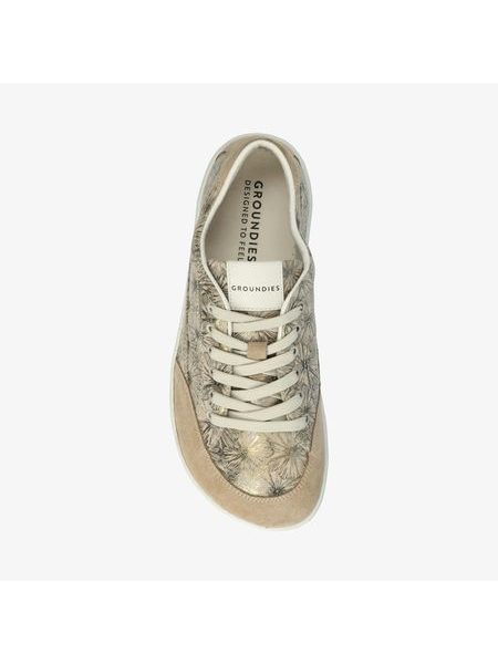 GROUNDIES® Amsterdam Barefoot+ Dámské Zlaté | Dámské barefoot tenisky