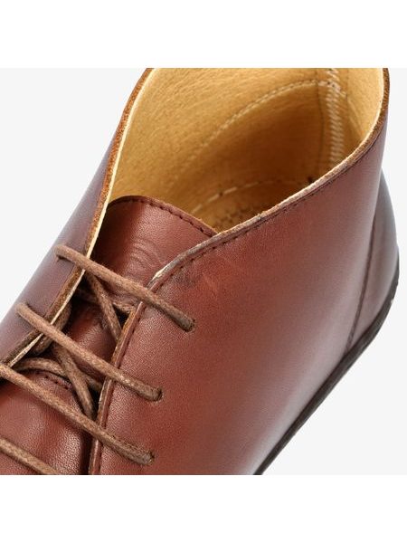 Barefoot Kotníkové Boty GROUNDIES® Milano Hnědé