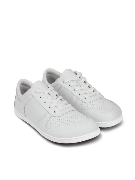 Barefoot tenisky Be Lenka Echo All White - pár zepředu