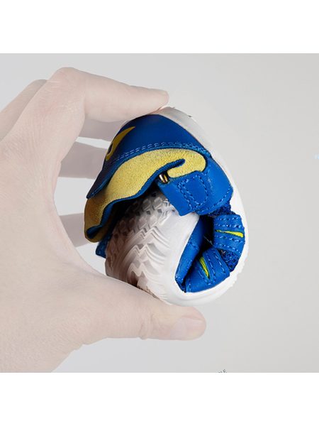 BOBUX SUMMIT Snorkel Blue + Sunny Lime | Dětské barefoot sandály  5