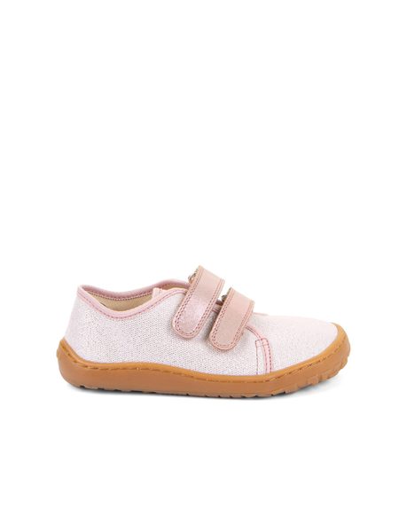 FRODDO SNEAKER CANVAS Pink Shine | Dětské barefoot tenisky