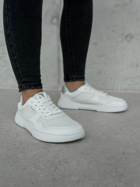 Боси маратонки Barebarics Zing - Fresh, бяло и сребристо